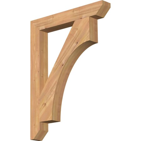 Ekena Millwork Westlake Slat Smooth Bracket, Western Red Cedar, 3 1/2"W x 26"D x 34"H BKT04X26X34WTL06SWR